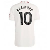 Camiseta Manchester United Marcus Rashford #10 Tercera Equipación Replica 2023-24 mangas cortas